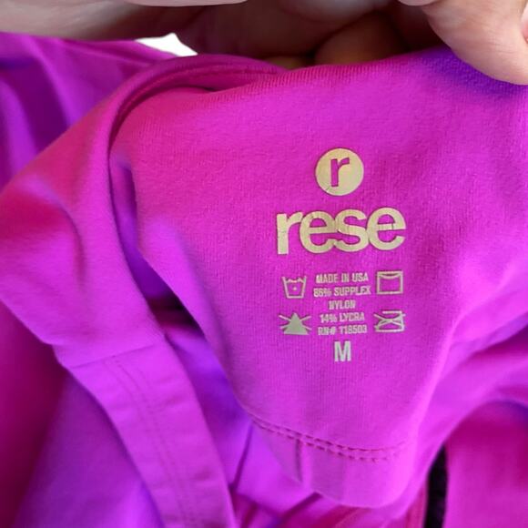 EUC Rese Pullover Workout Tank Top Magenta Women's Size Medium - Picture 4 of 5